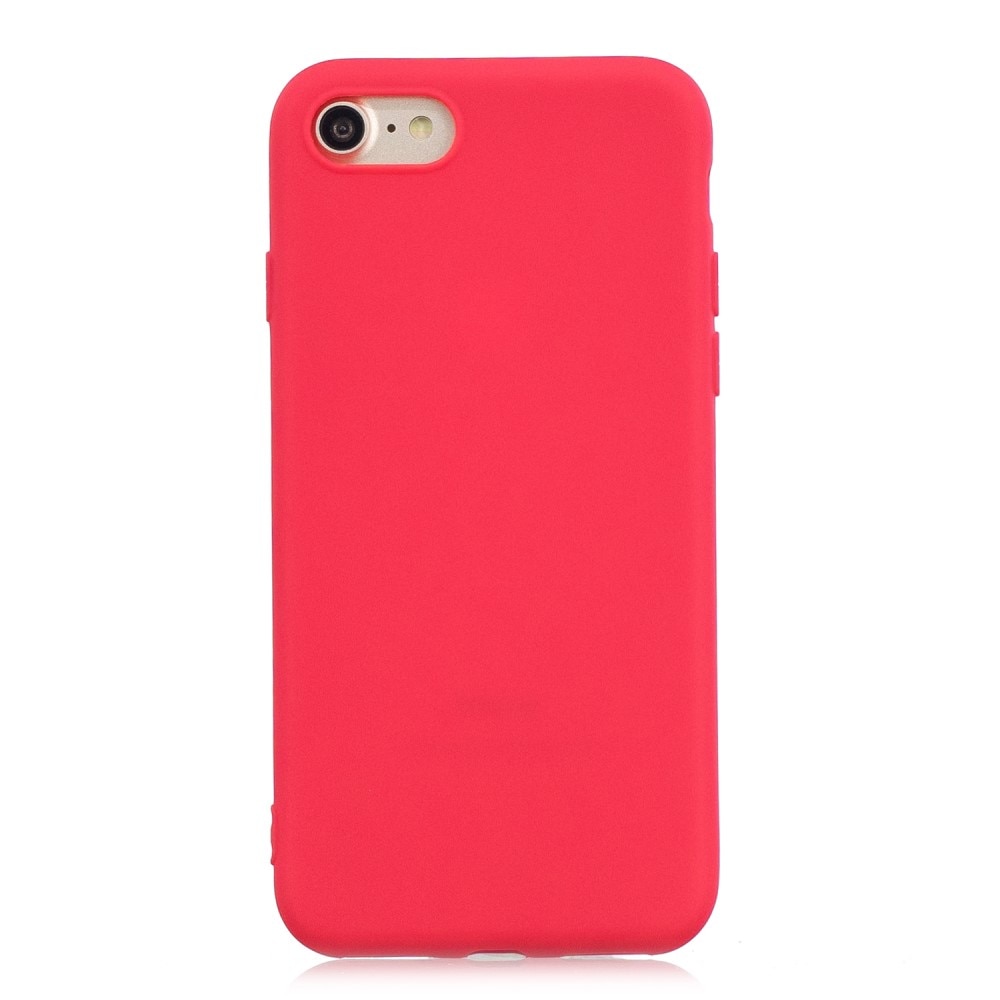 Coque TPU iPhone SE 2020, Rouge