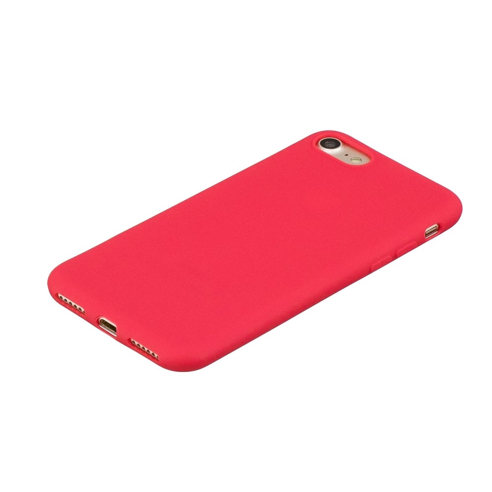 Coque TPU iPhone SE 2022, Rouge