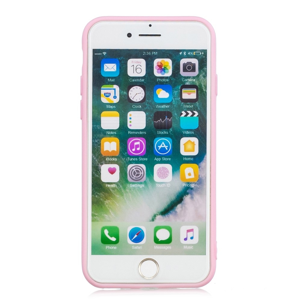 Coque TPU iPhone SE (2022), rose