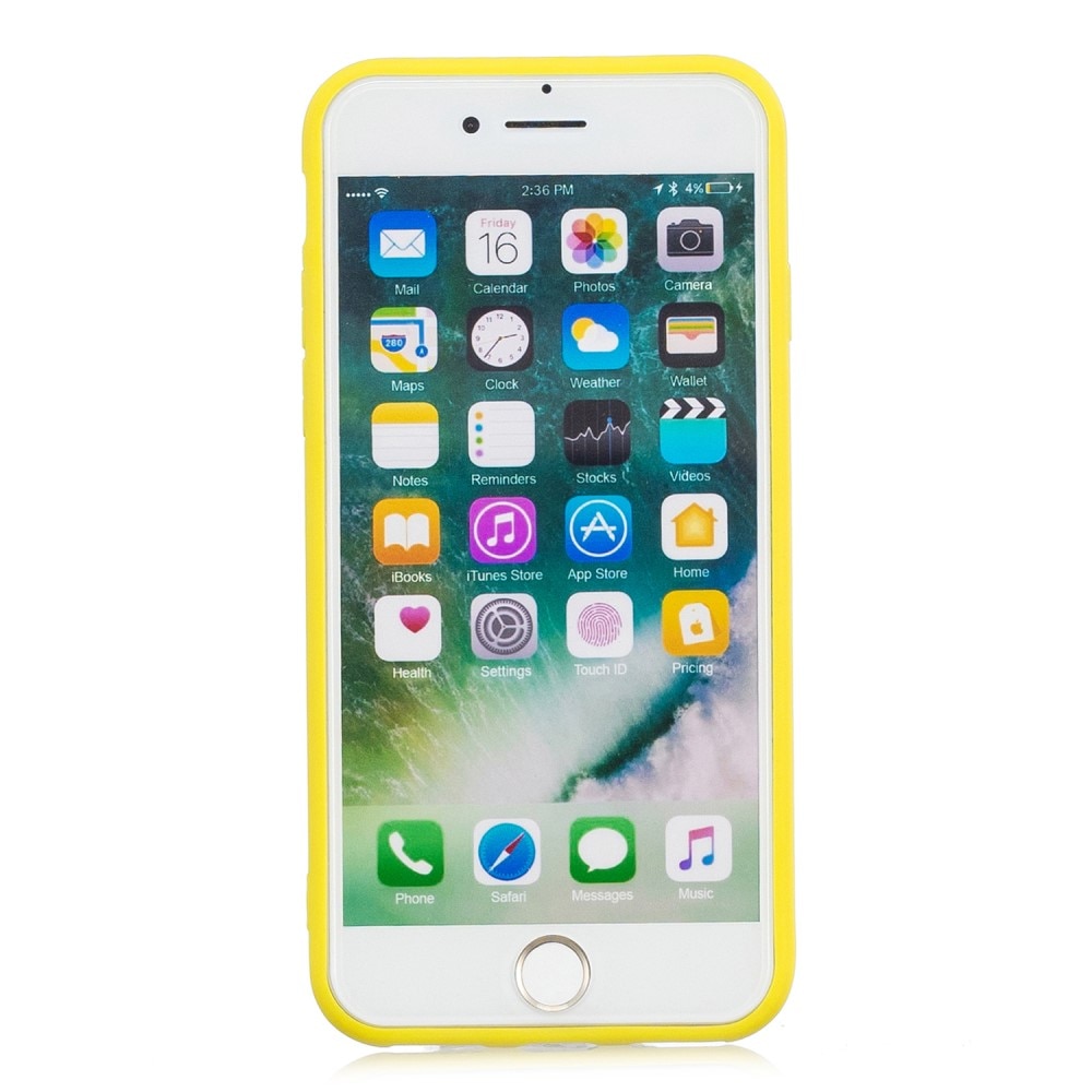 Coque TPU iPhone 8, jaune