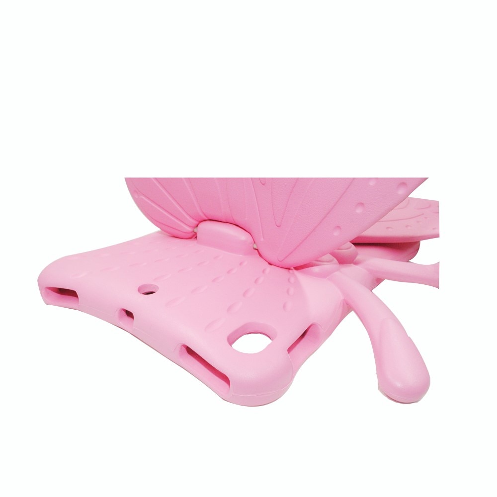 Coque avcec design Papillon iPad 10.2 8th Gen (2020), rose