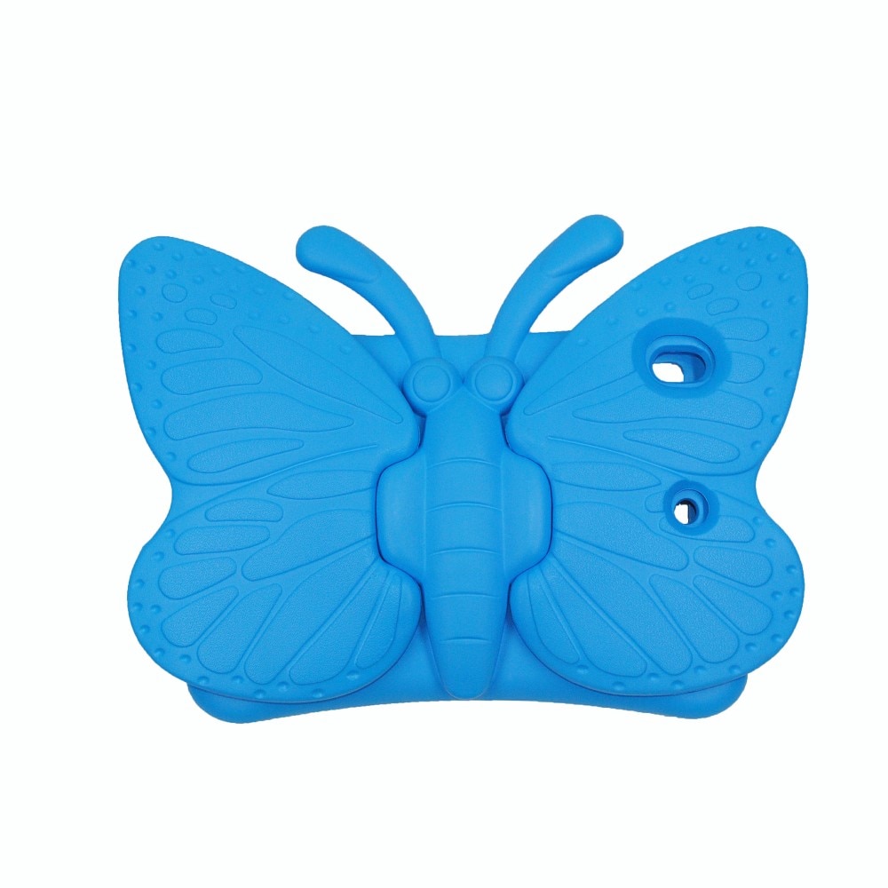 Coque avcec design Papillon iPad 10.2 8th Gen (2020), bleu