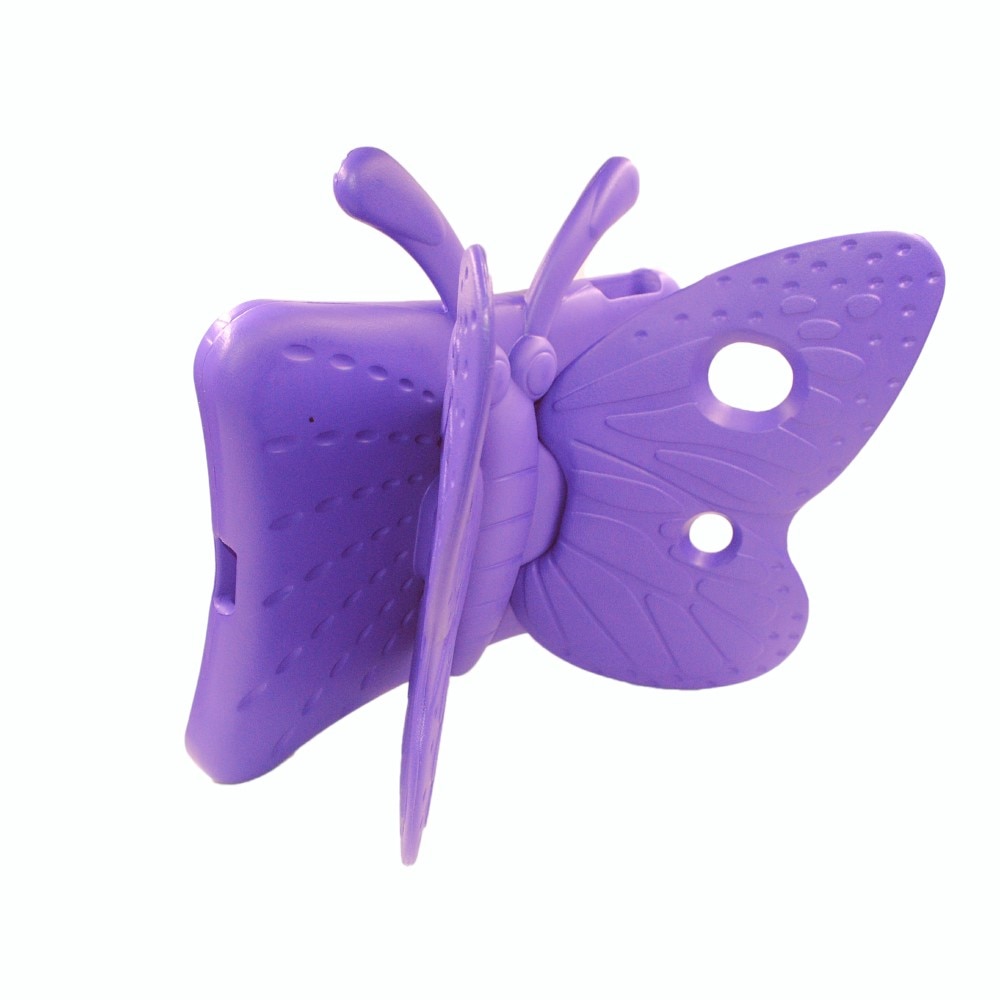 Coque avcec design Papillon iPad 10.2 7th Gen (2019), violet