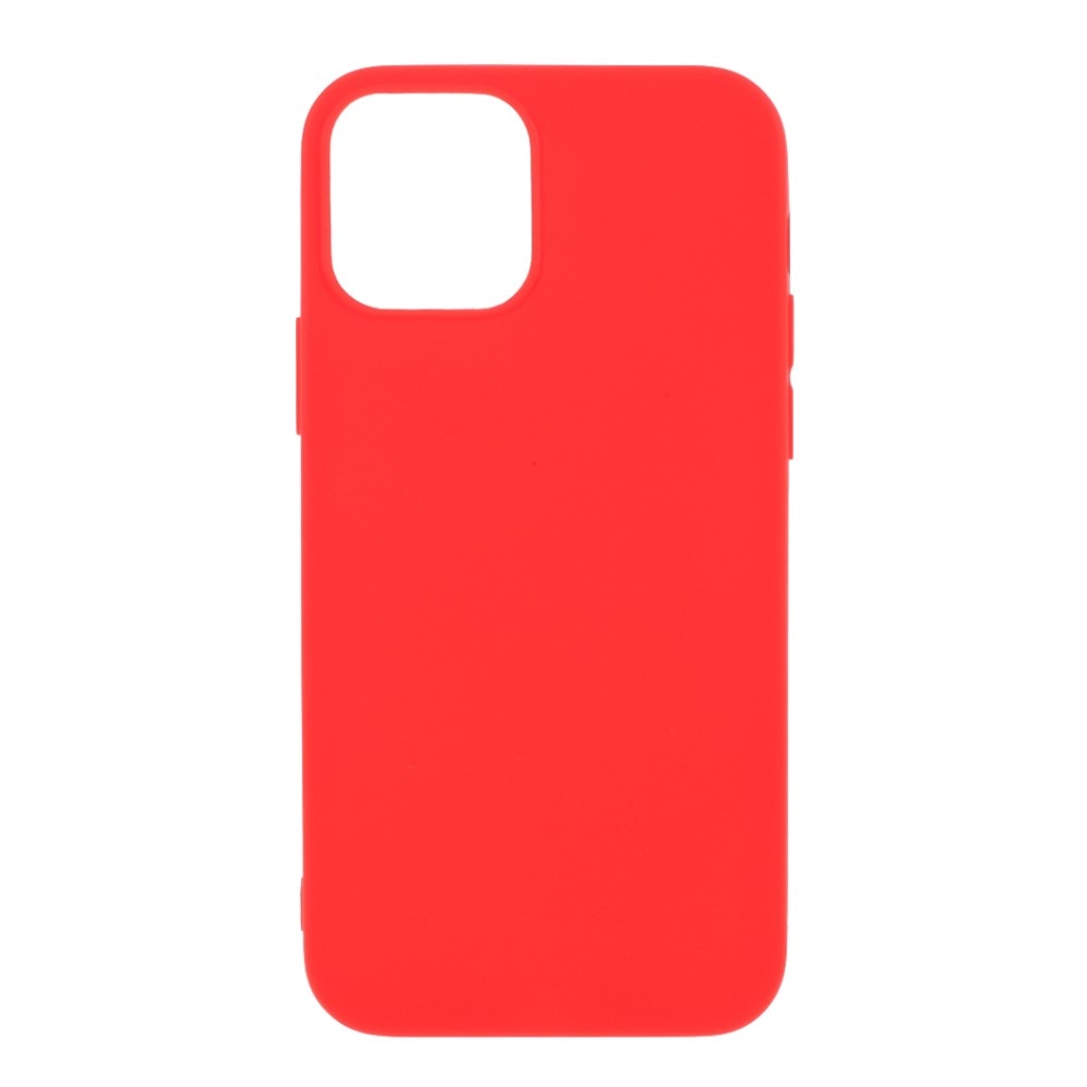 Coque TPU iPhone 12 Mini, rouge