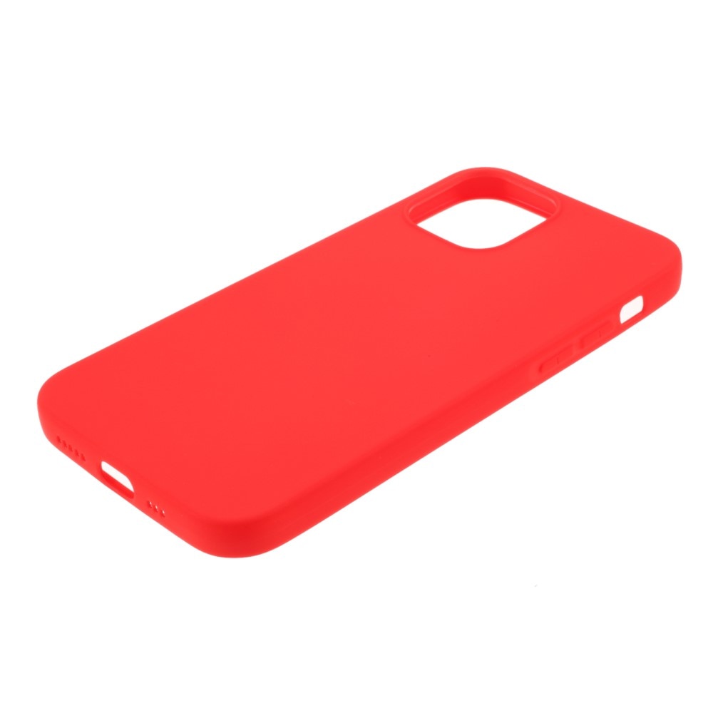 Coque TPU iPhone 12 Mini, rouge
