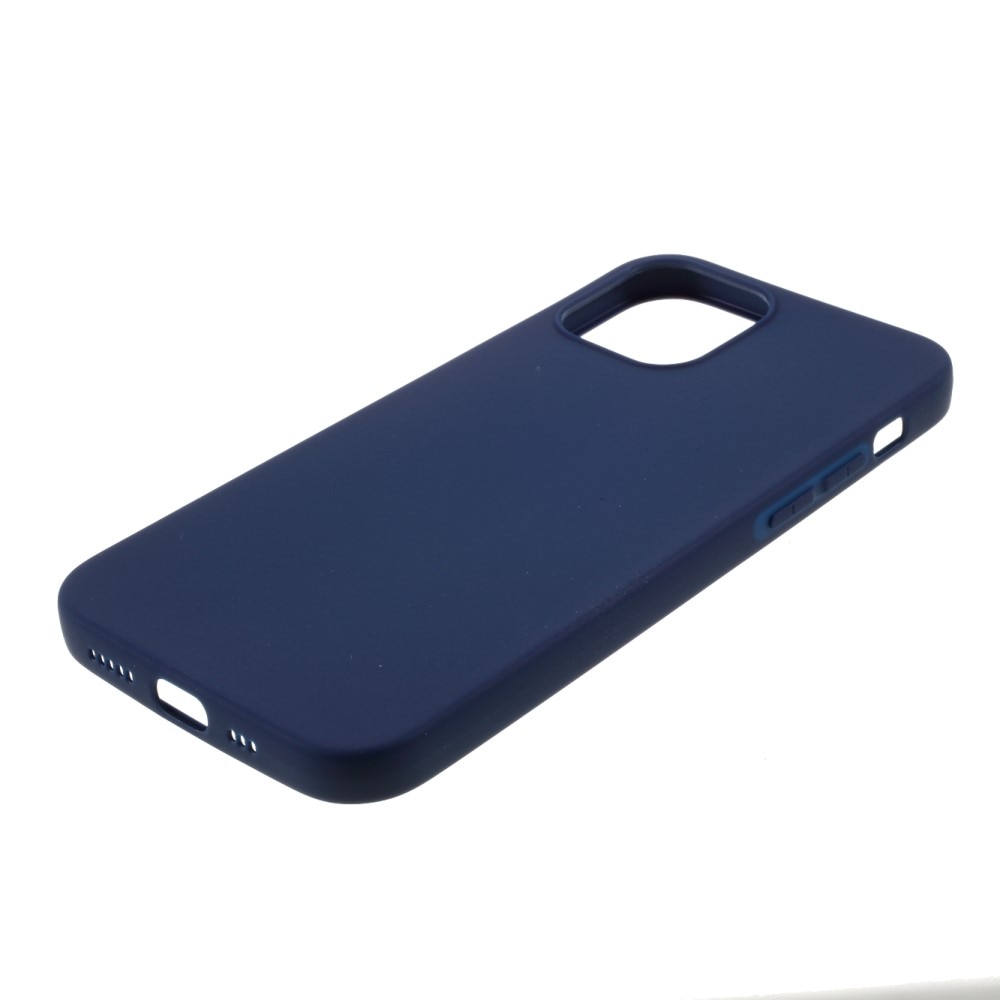 Coque TPU iPhone 12 Mini, bleu foncé