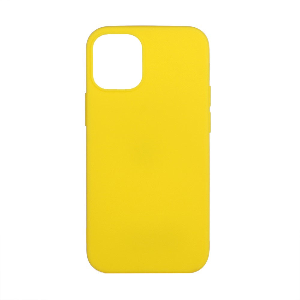 Coque TPU iPhone 12 Mini, jaune