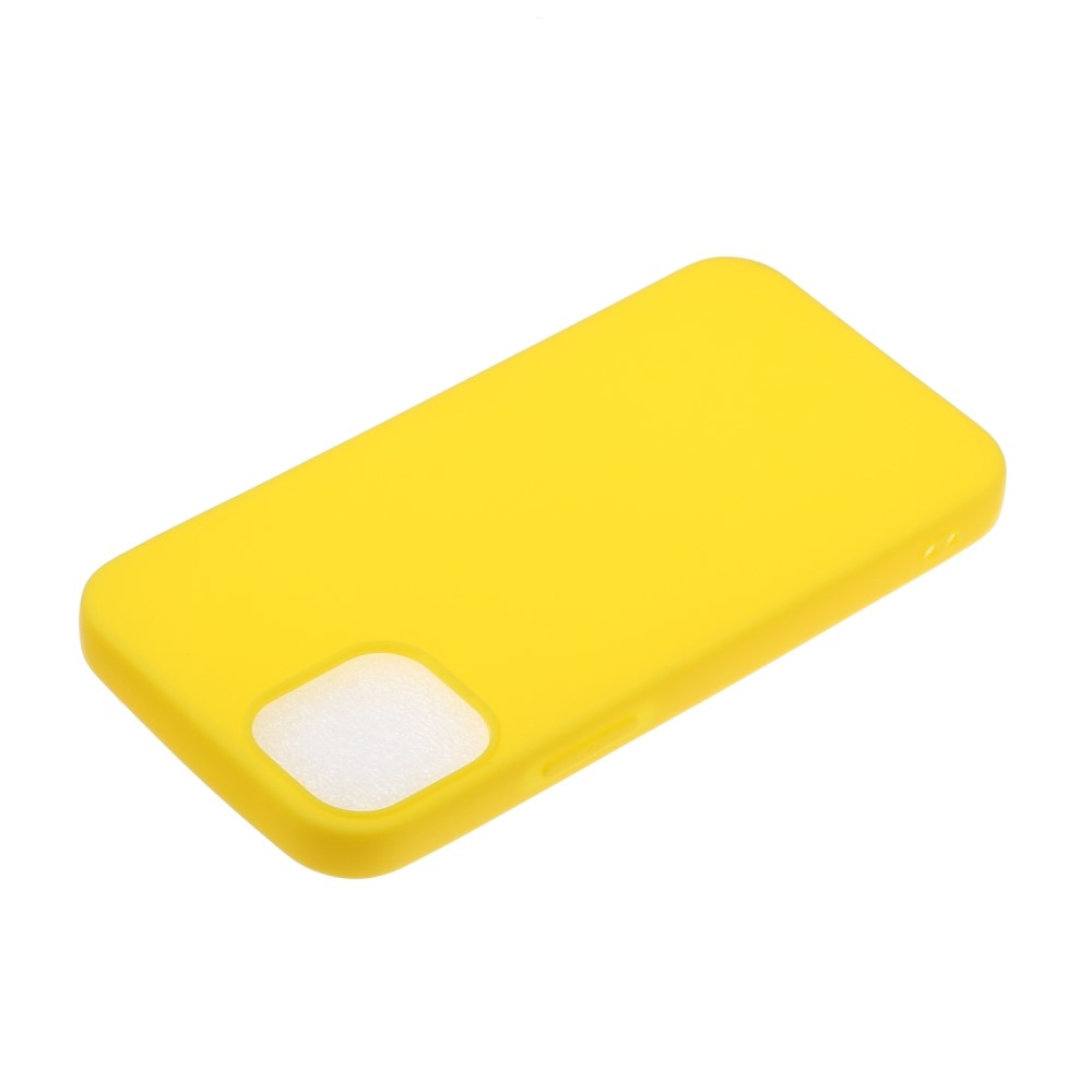 Coque TPU iPhone 12 Mini, jaune