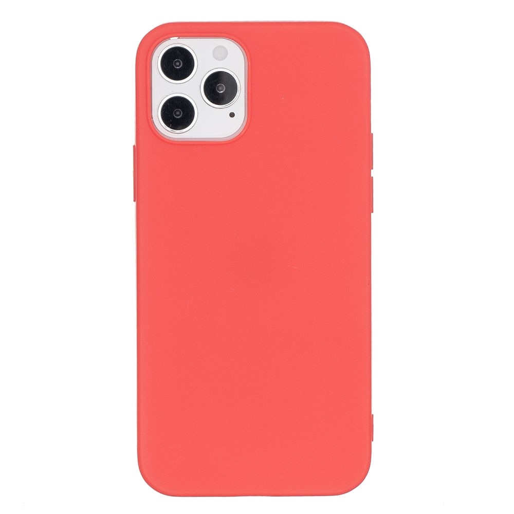Coque TPU iPhone 12/12 Pro Rouge