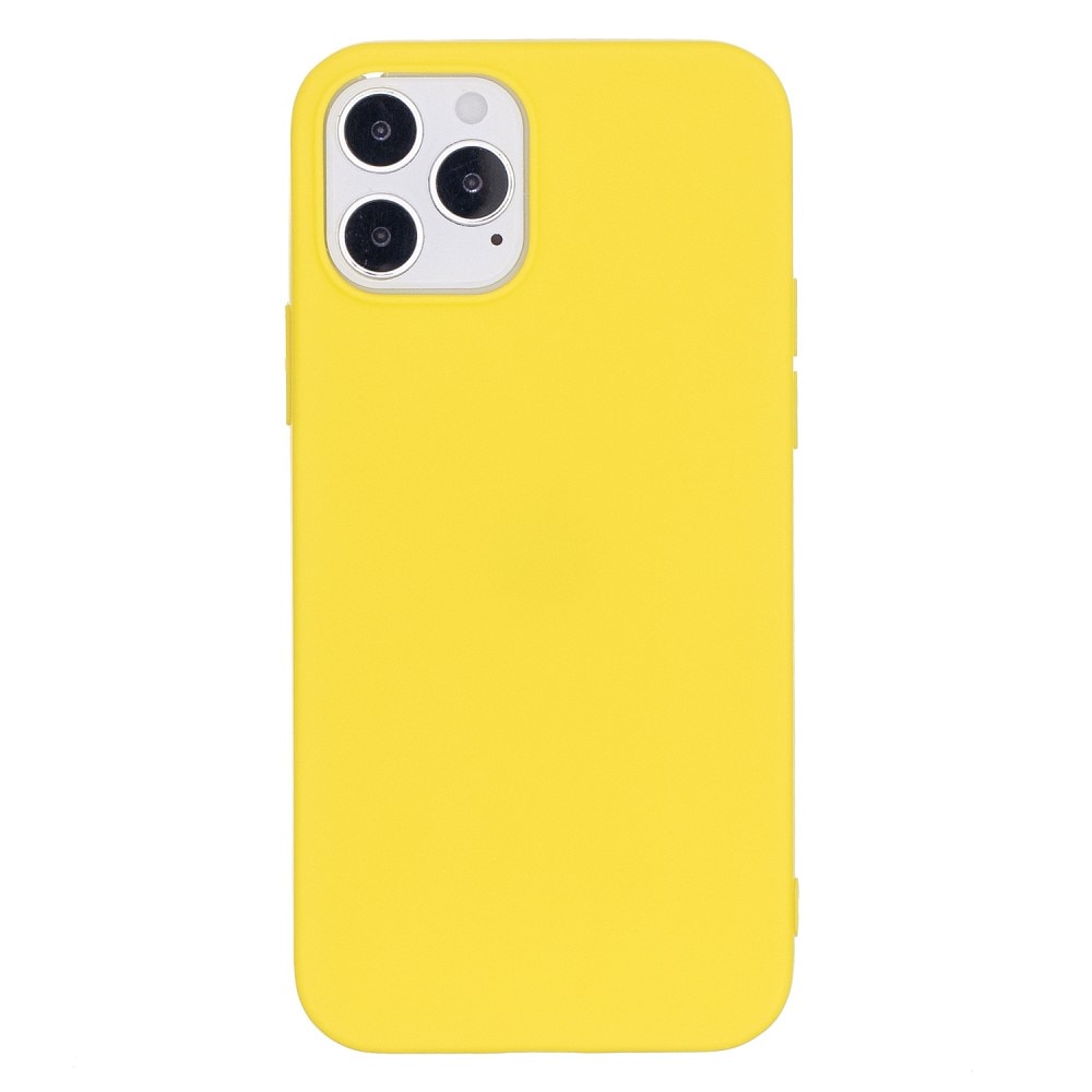 Coque TPU iPhone 12/12 Pro Jaune