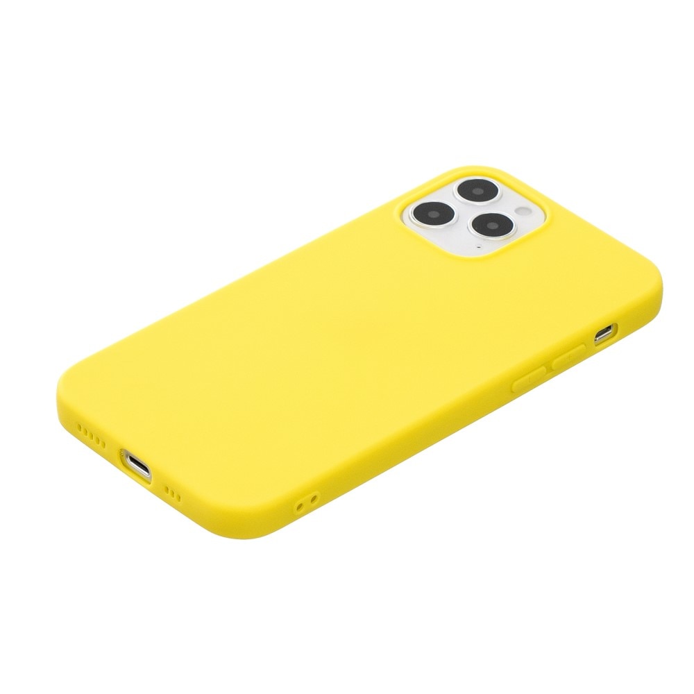 Coque TPU iPhone 12/iPhone 12 Pro, Jaune