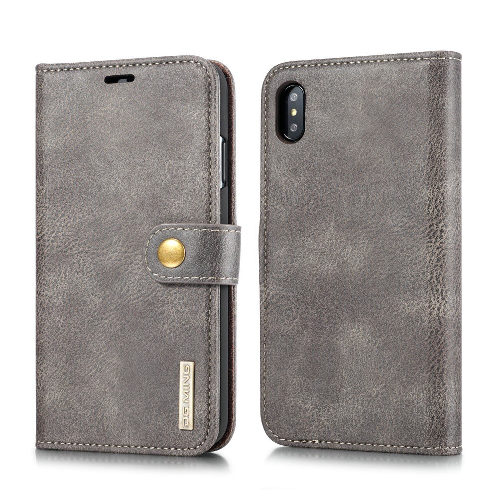 Étui portefeuille Magnet Wallet iPhone XS Max Marron