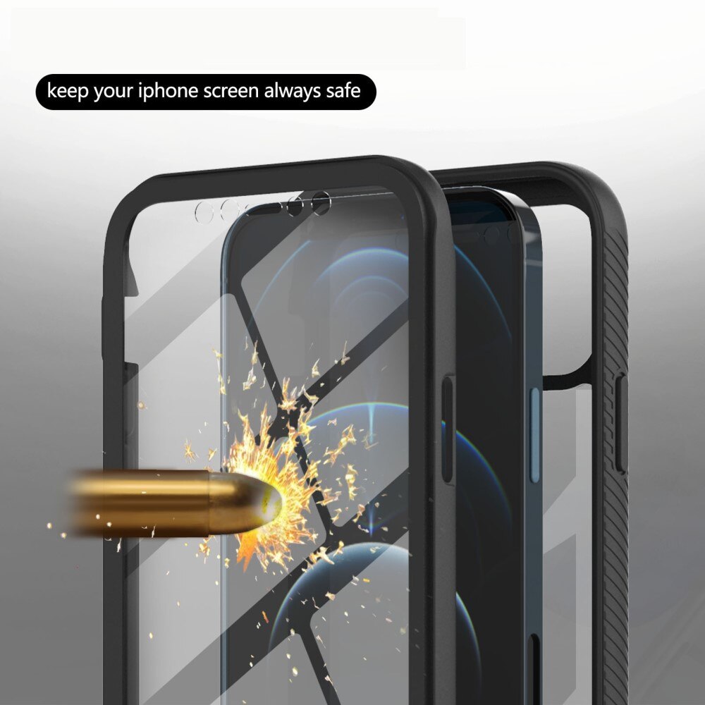 Coque Full Protection iPhone 12 Pro Max, Noir