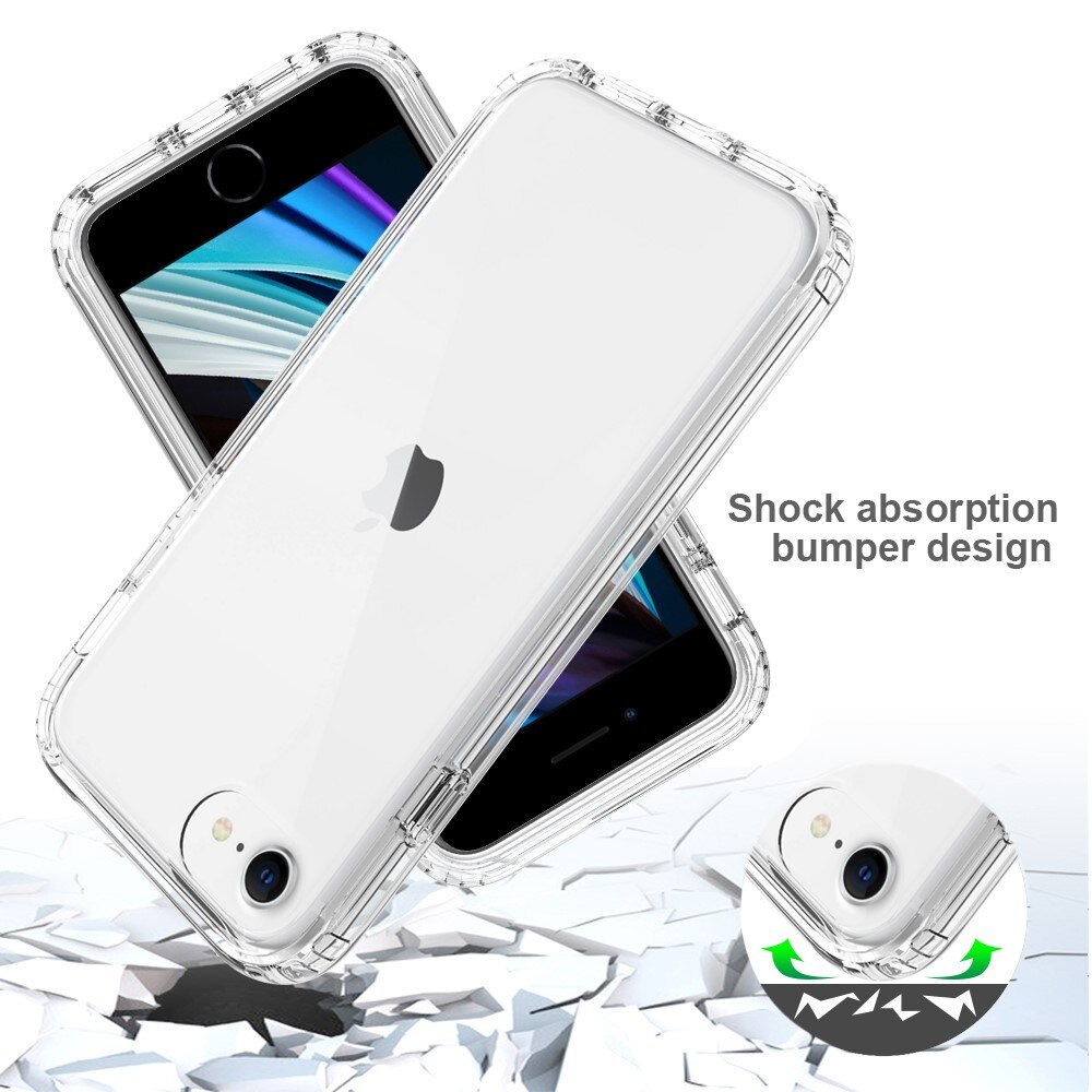 Coque de couverture complète iPhone SE (2020), transparent