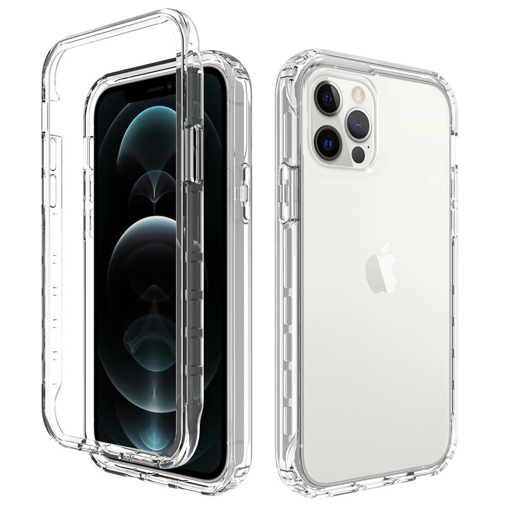 Coque de couverture complète iPhone 12/iPhone 12 Pro, Transparent