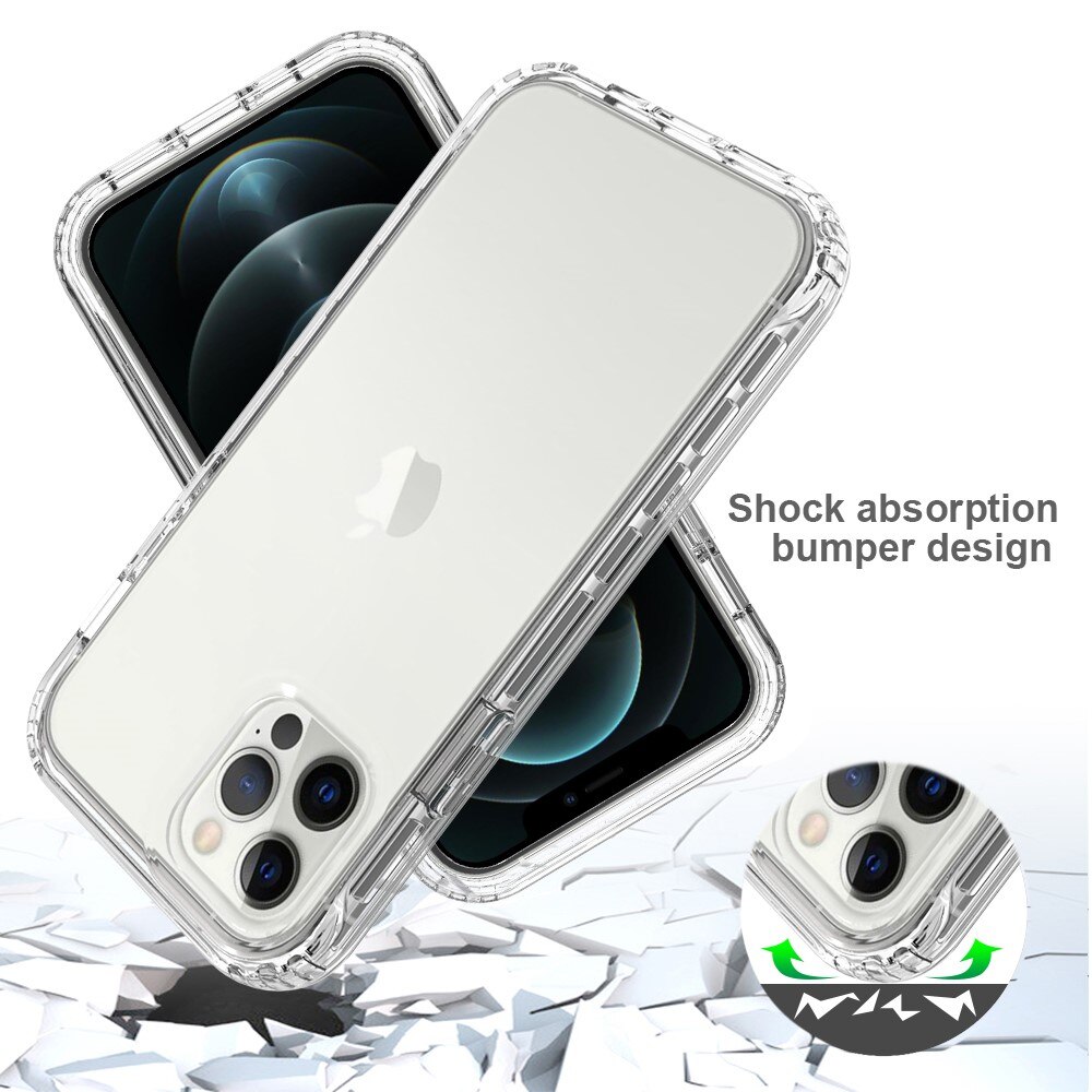 Coque de couverture complète iPhone 12/12 Pro, transparent