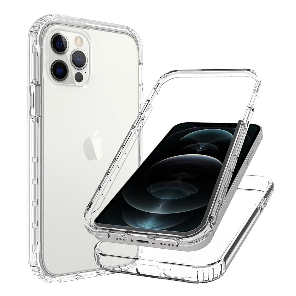 Coque de couverture complète iPhone 12/12 Pro, transparent