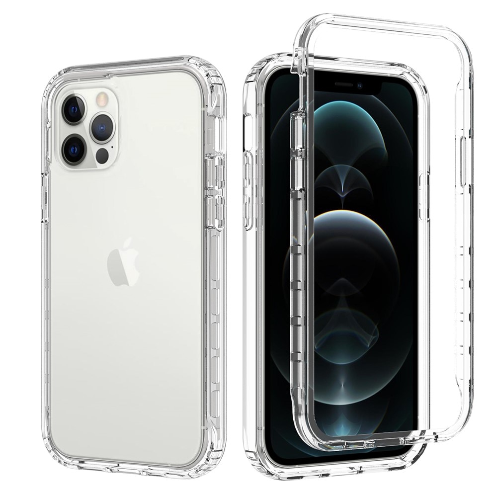 Coque de couverture complète iPhone 12/iPhone 12 Pro, Transparent