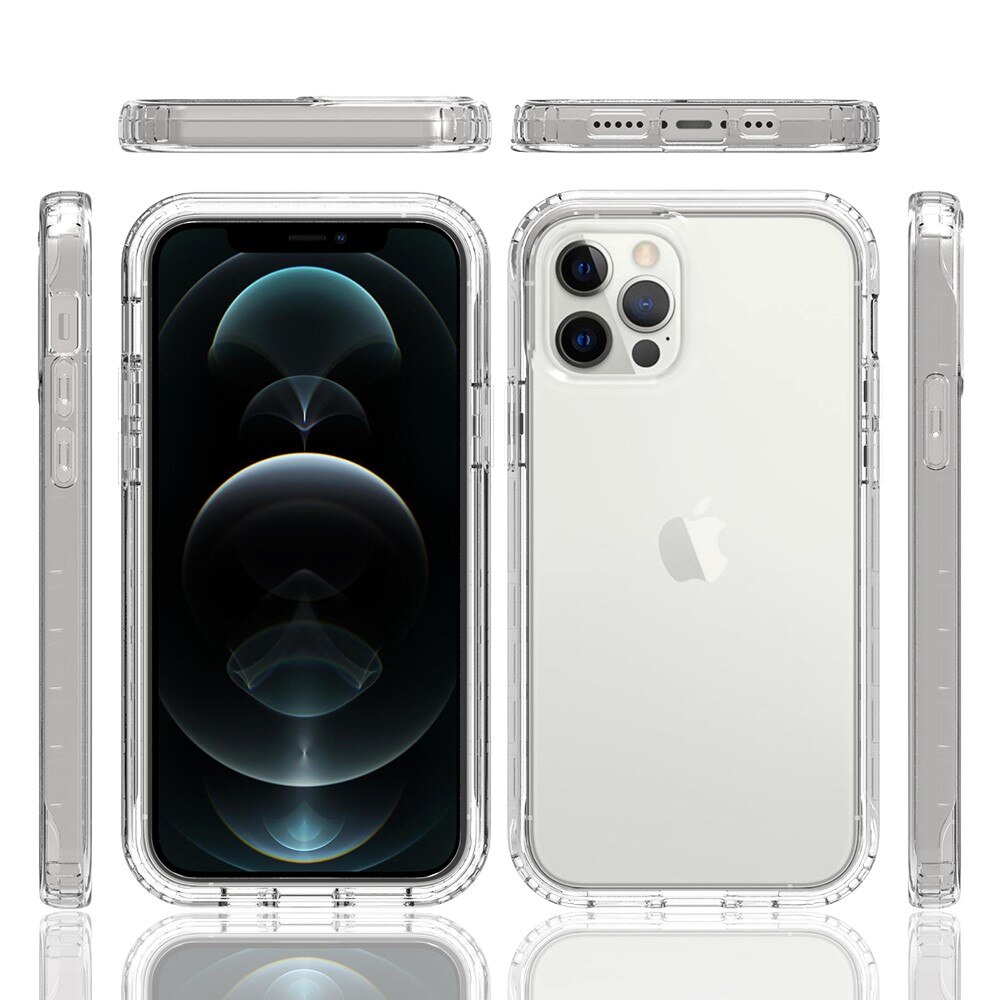 Coque de couverture complète iPhone 12/iPhone 12 Pro, Transparent