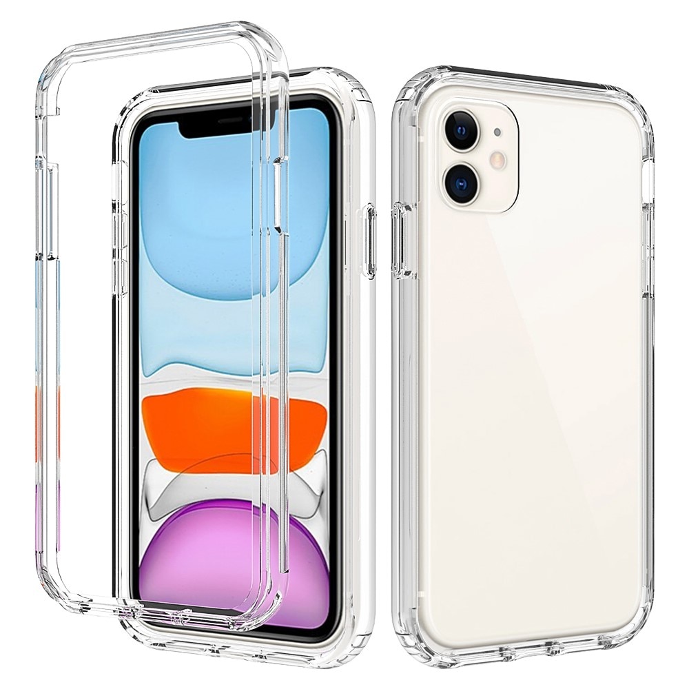 Coque de couverture complète iPhone 11, Transparent