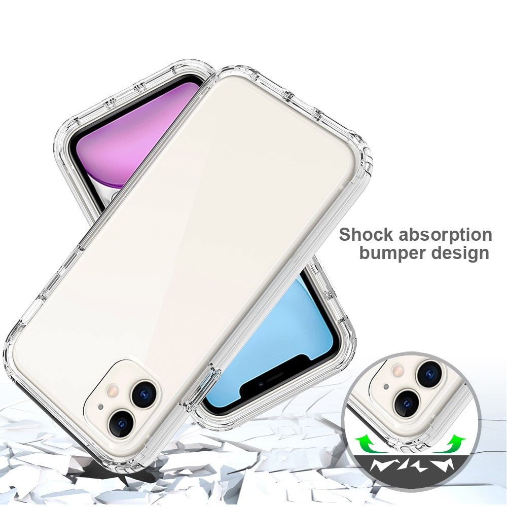Coque de couverture complète iPhone 11, Transparent
