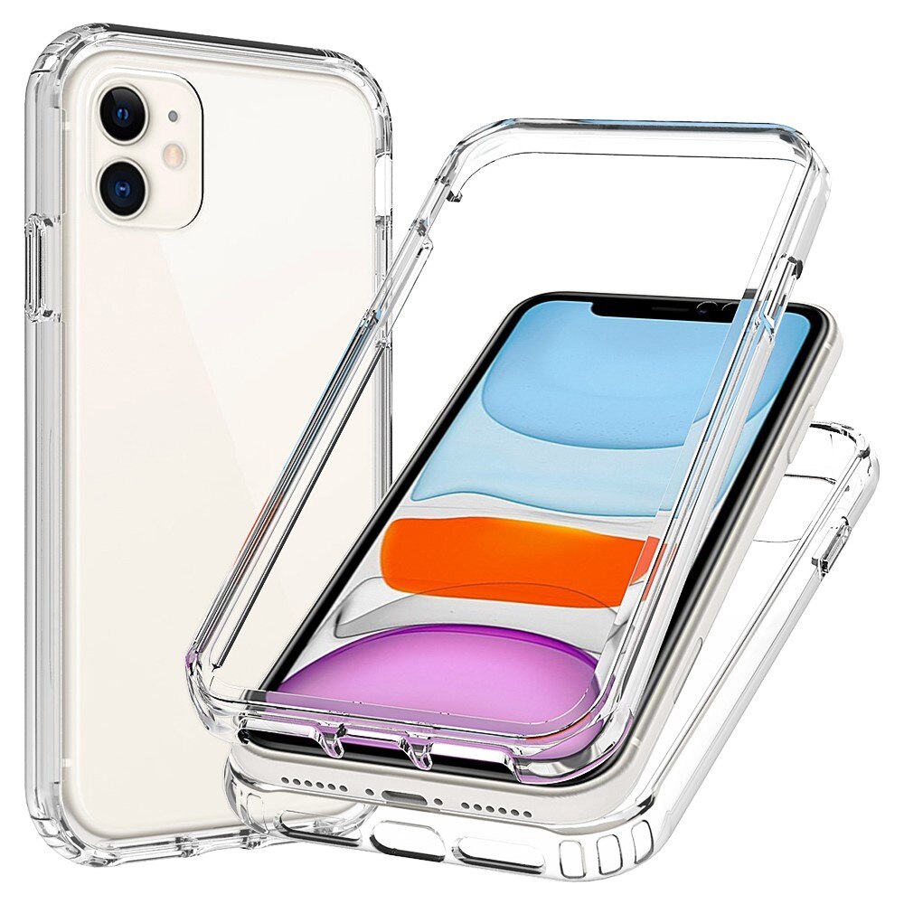 Coque de couverture complète iPhone 11, Transparent