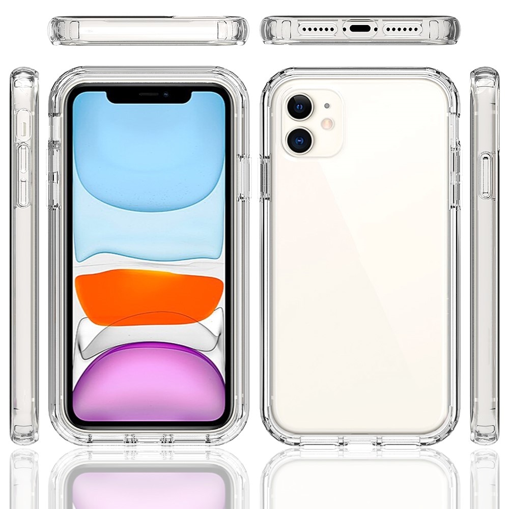 Coque de couverture complète iPhone 11, Transparent