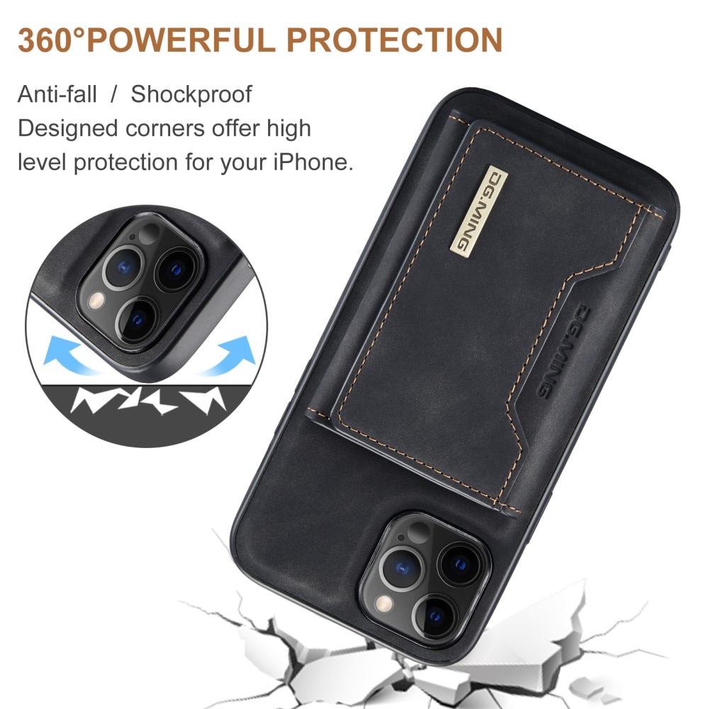 Coque Magnetic Card Slot iPhone 12/12 Pro Black