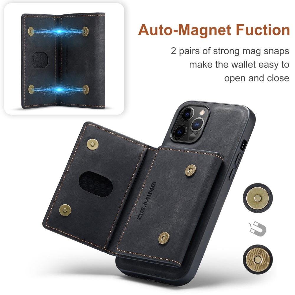 Coque Magnetic Card Slot iPhone 12/12 Pro Black
