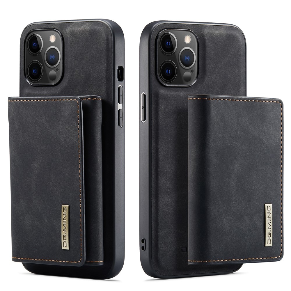 Coque Magnetic Card Slot iPhone 12 Pro Max, Noir