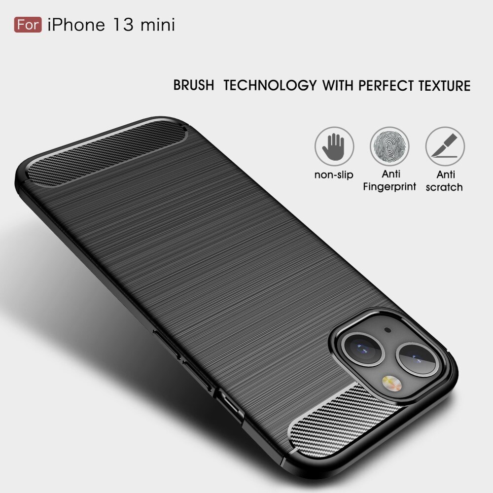 Coque Brushed TPU Case iPhone 13 Mini Black