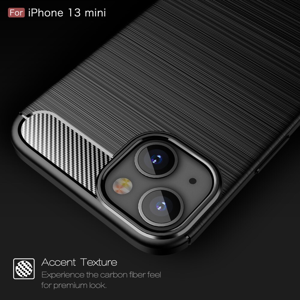 Coque Brushed TPU Case iPhone 13 Mini Black