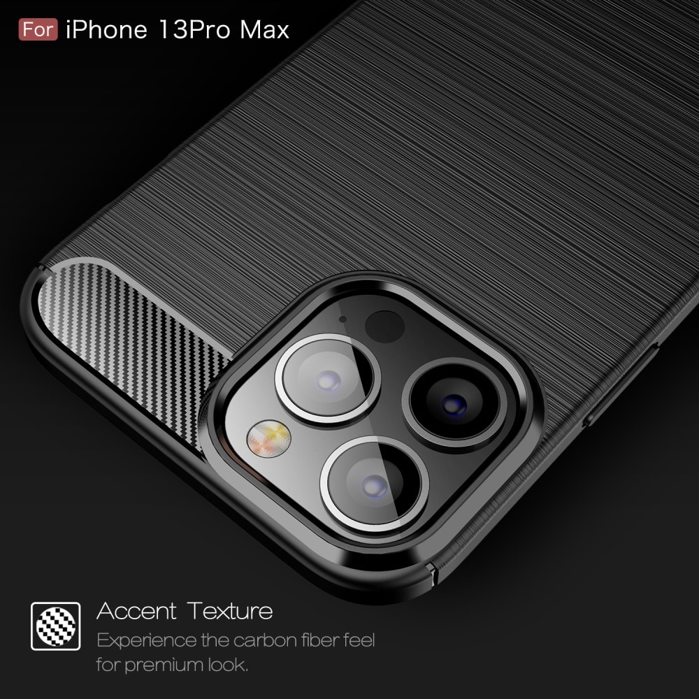 Coque Brushed TPU Case iPhone 13 Pro Max Black