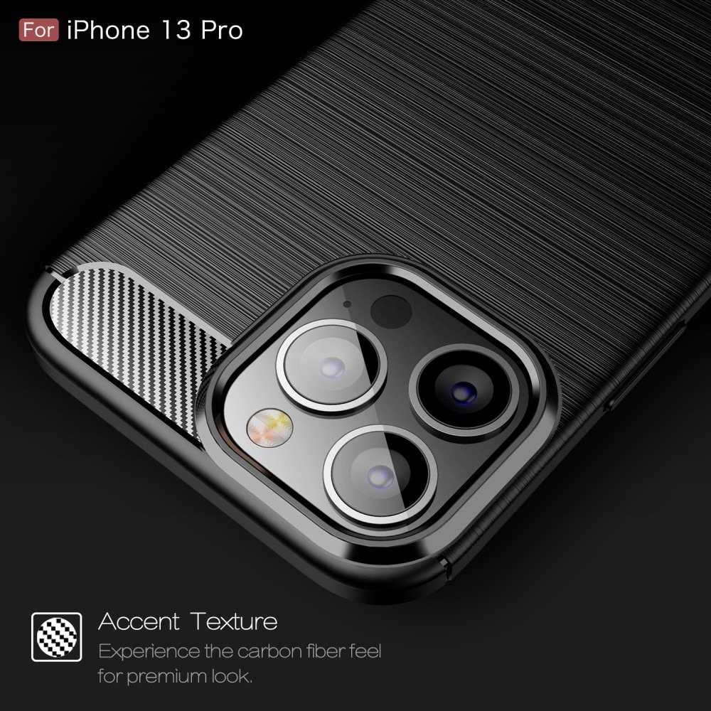 Coque Brushed TPU Case iPhone 13 Pro Black