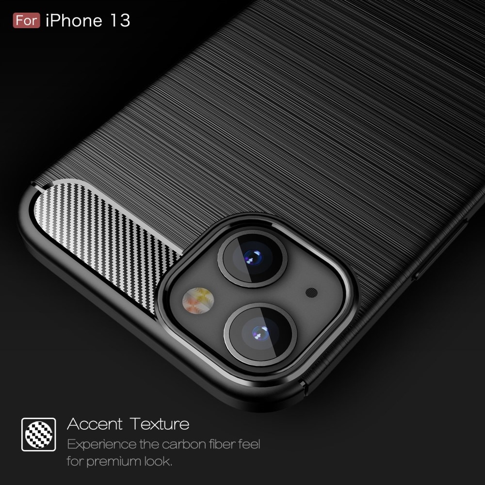 Coque TPU Brushed iPhone 13, [FÄRG}