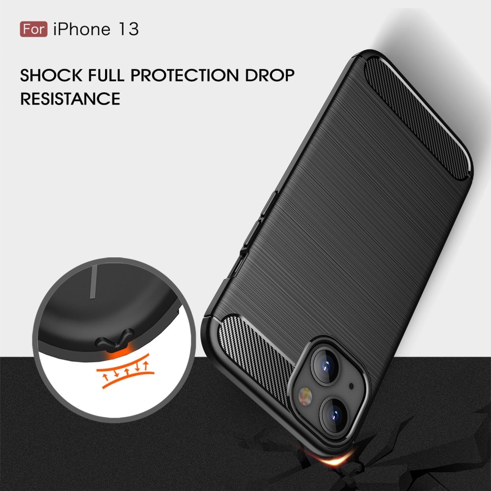 Coque TPU Brushed iPhone 13, [FÄRG}