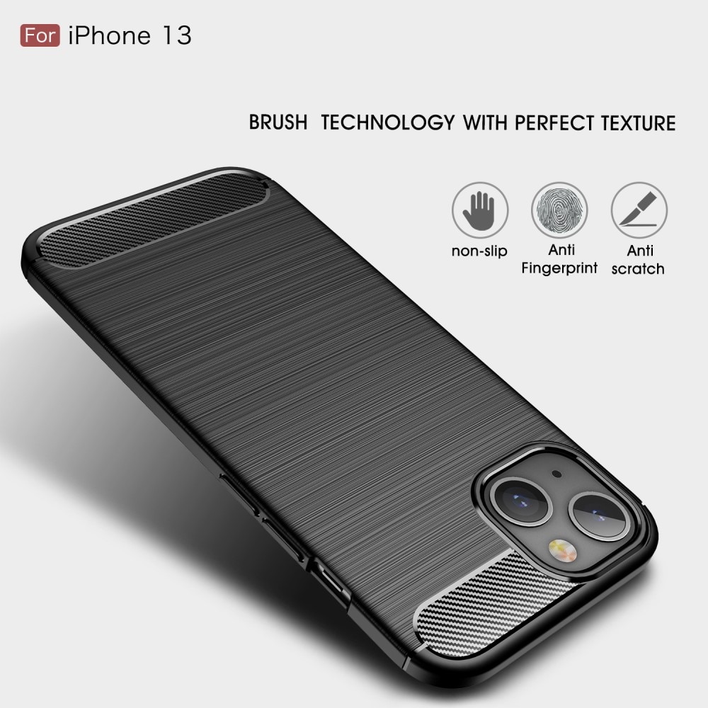 Coque Brushed TPU Case iPhone 13 Black