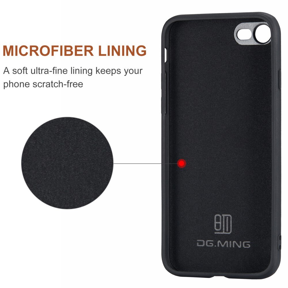 Coque Magnetic Card Slot iPhone SE 2022, Noir