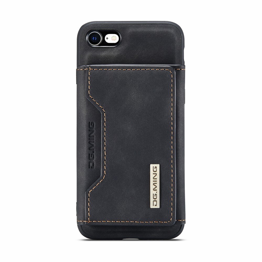 Coque Magnetic Card Slot iPhone SE 2022, Noir
