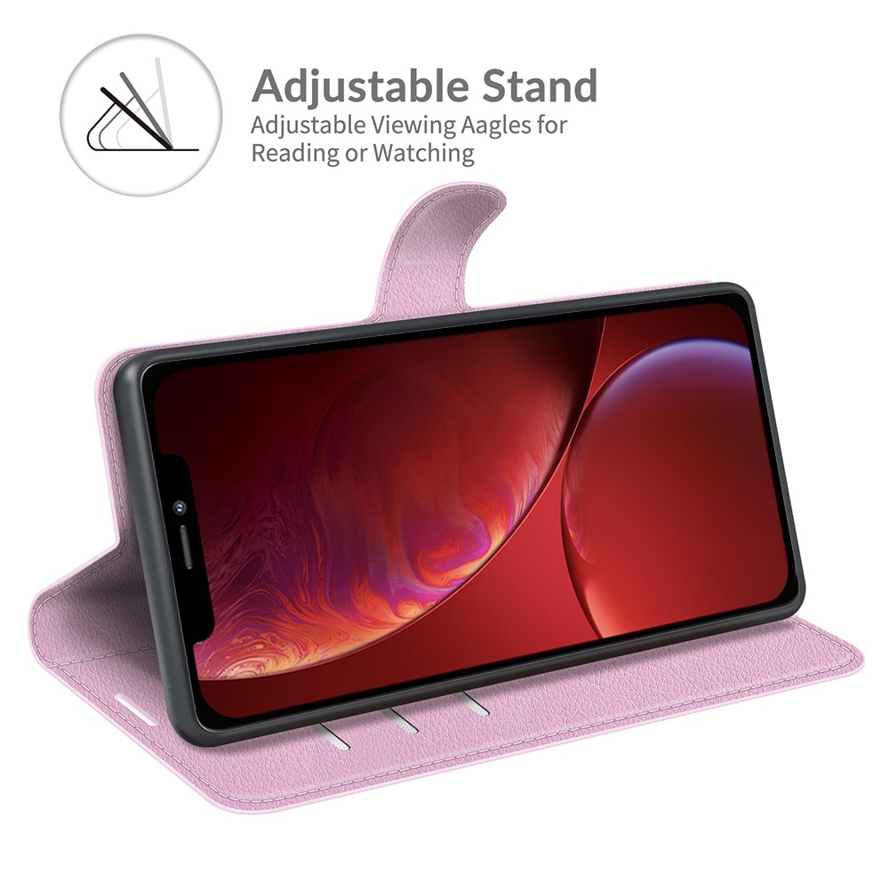 Coque portefeuille iPhone 13 Mini, Rose