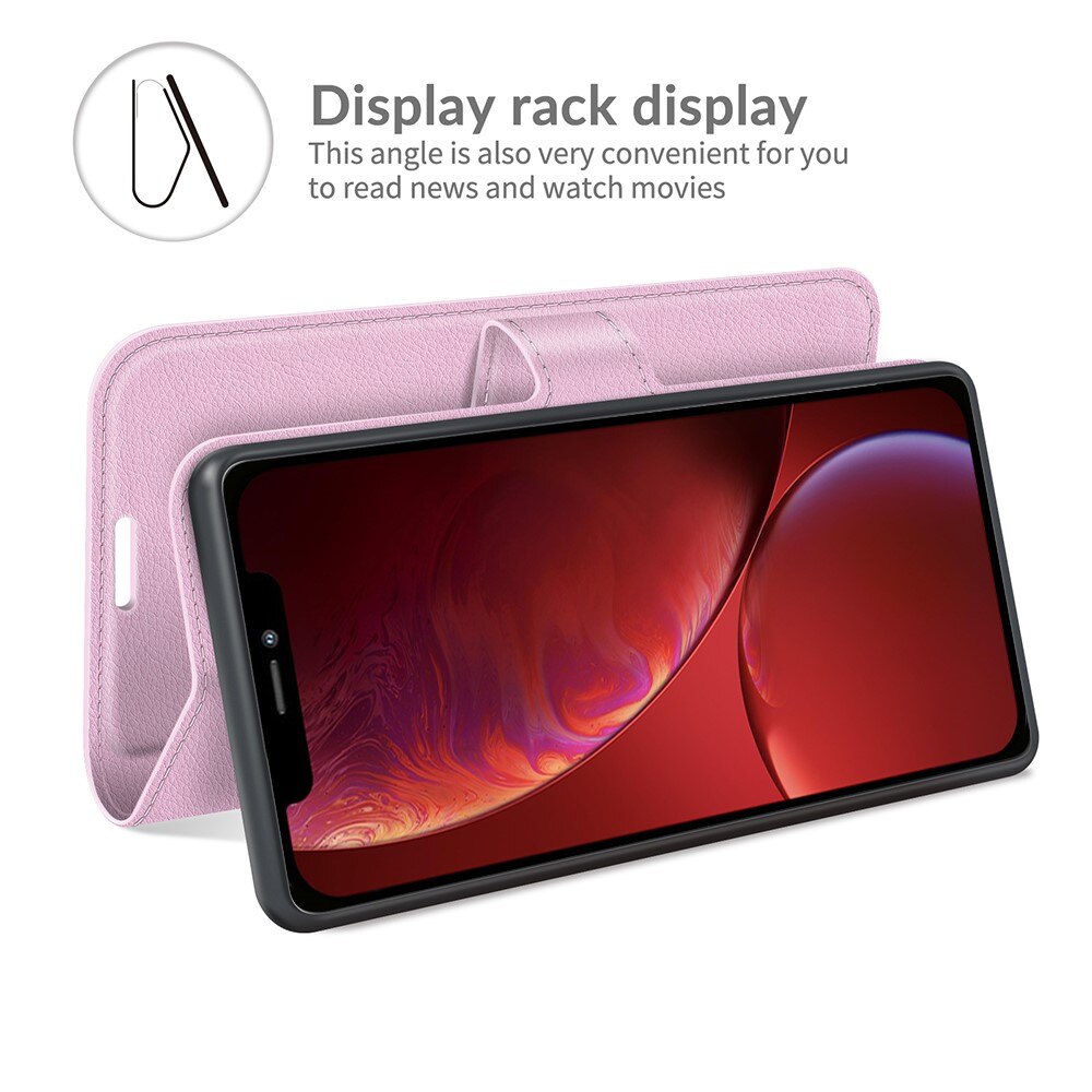 Coque portefeuille iPhone 13 Mini, Rose