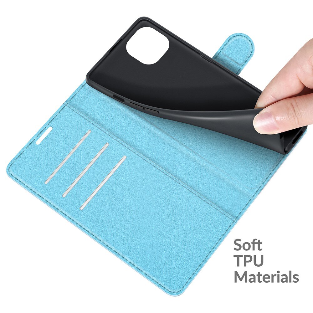 Coque portefeuille Apple iPhone 13 Mini, Bleu