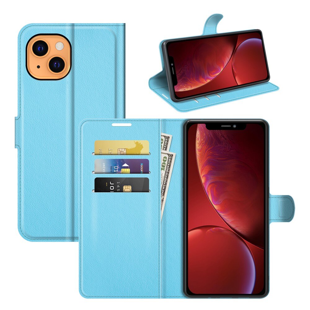 Coque portefeuille Apple iPhone 13 Mini, Bleu