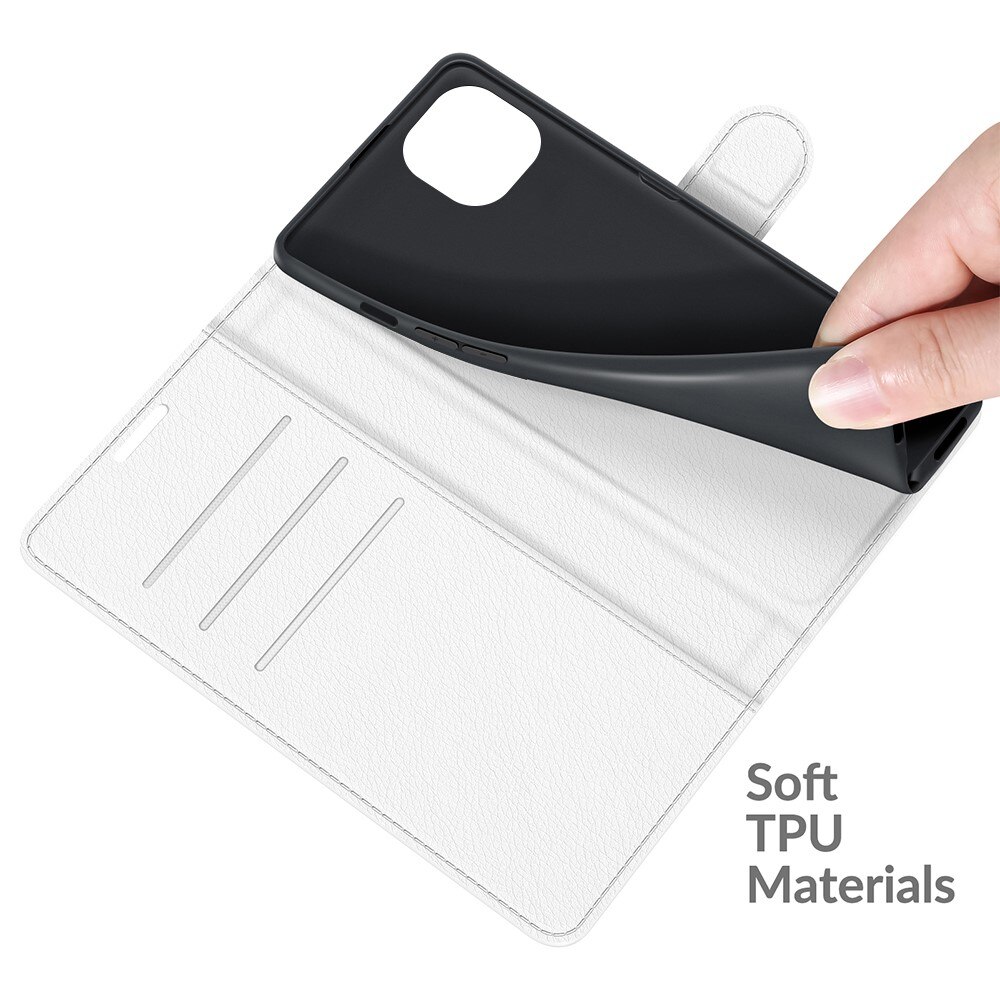 Coque portefeuille Apple iPhone 13, Blanc