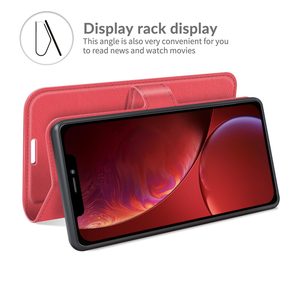 Coque portefeuille Apple iPhone 13, Rouge