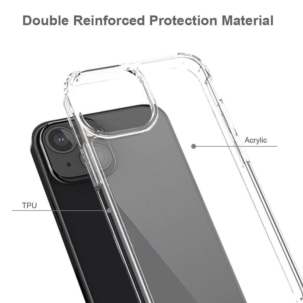 Coque hybride Crystal Hybrid pour iPhone 13 Mini, transparent