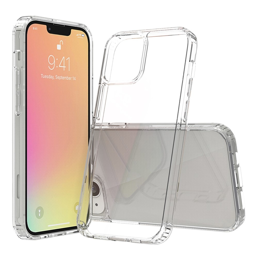 Coque hybride Crystal Hybrid pour iPhone 13, transparent