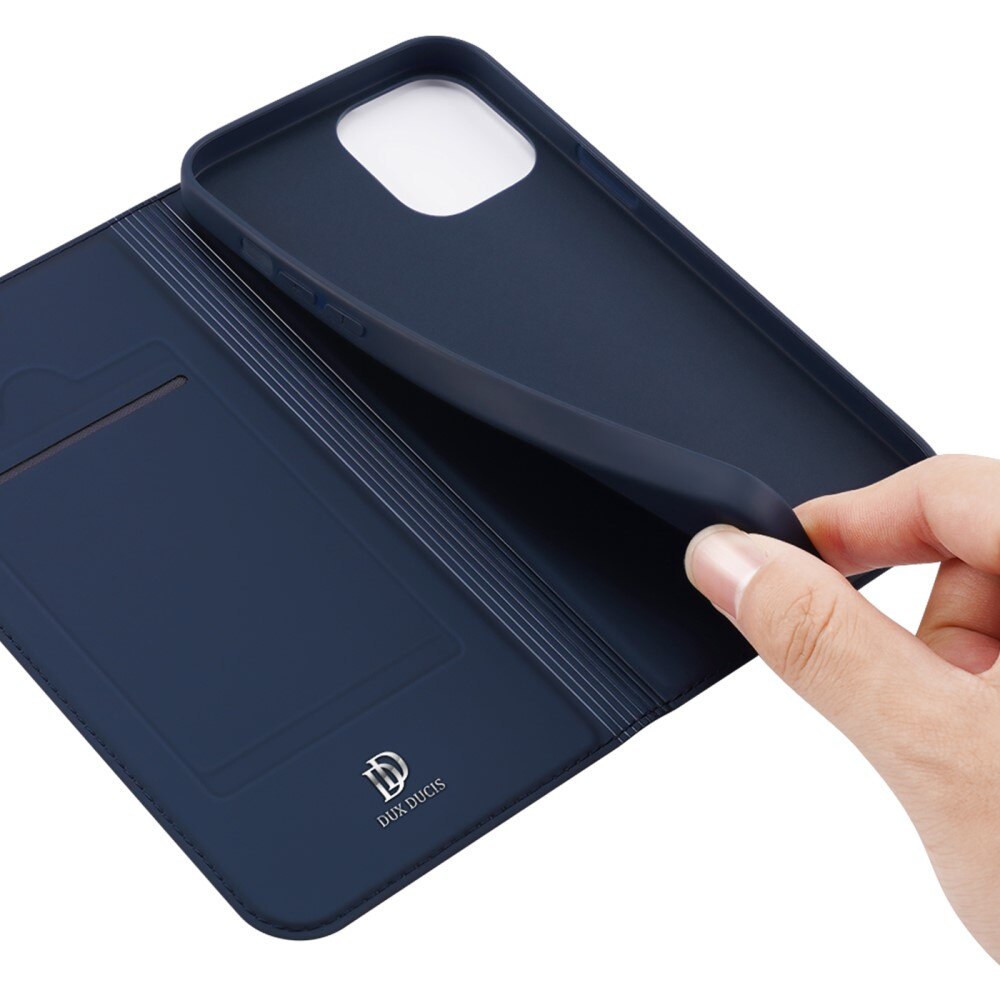 Étui portefeuille Skin Pro Series Apple iPhone 13 Pro, Bleu