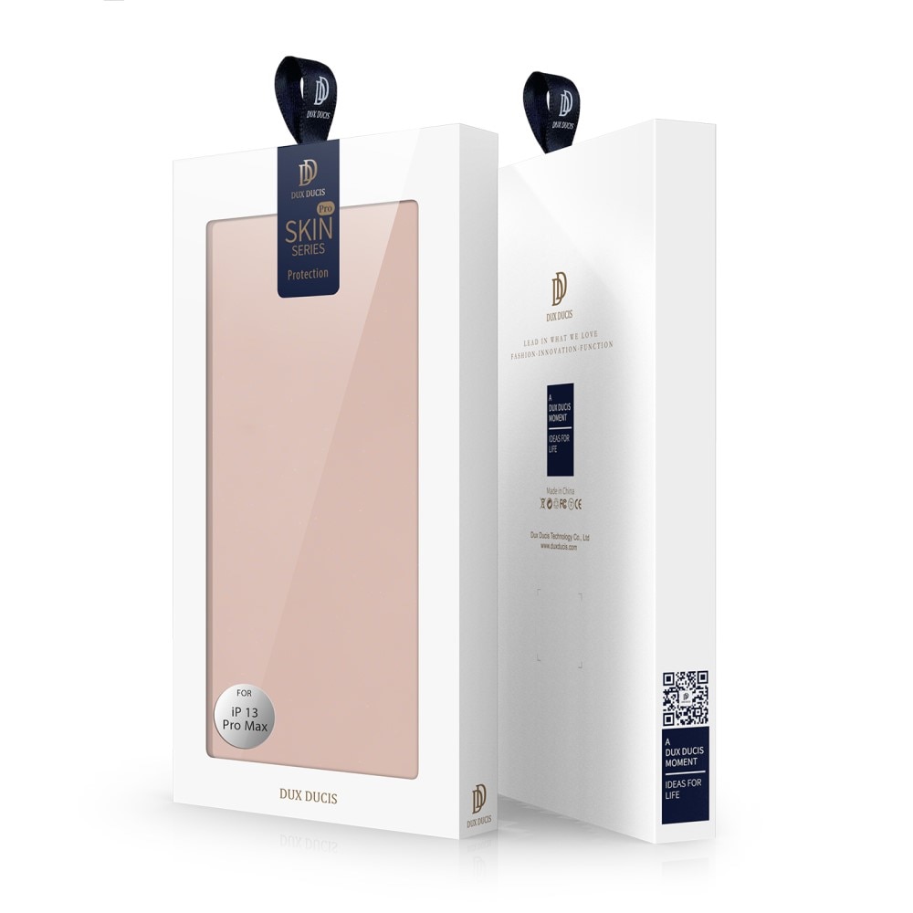 Étui portefeuille Skin Pro Series iPhone 13 Pro Max Rose Gold