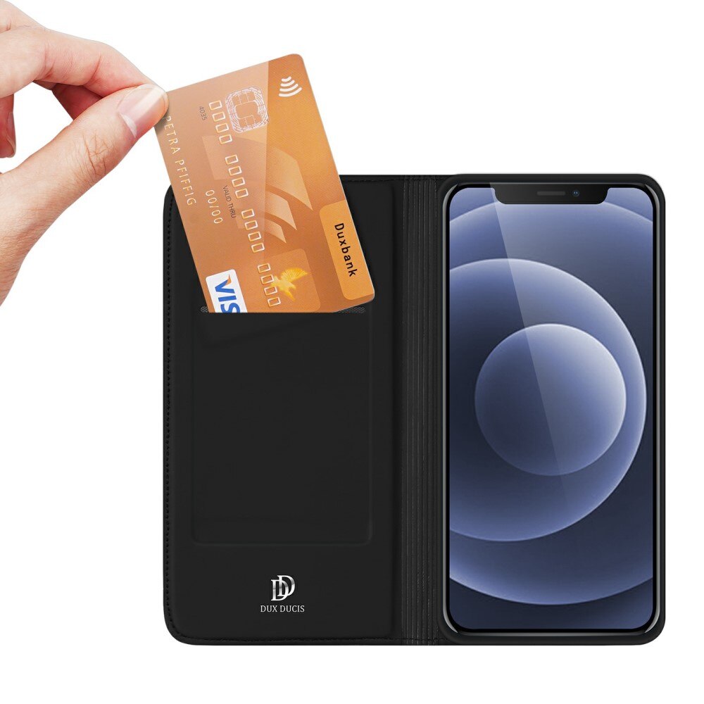 Étui portefeuille Skin Pro Series Apple iPhone 13 Mini, Noir